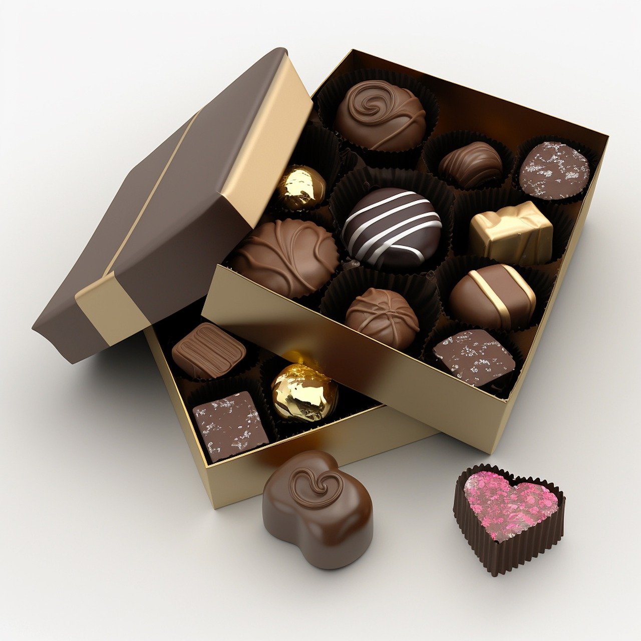 An image of a box of chocolates